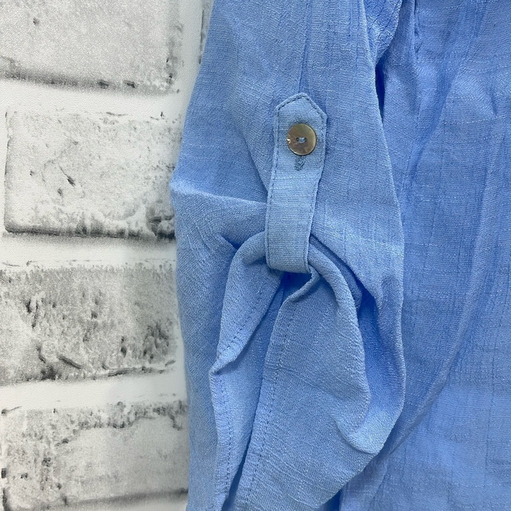 Kim Rodgers Button Up Light Weight Blouse XL - Picture 4 of 10
